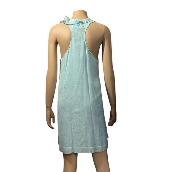 NWT Ali Ro sky blue ruffle dress - Picture 6 of 13